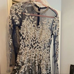 Beautiful elegant wedding gown